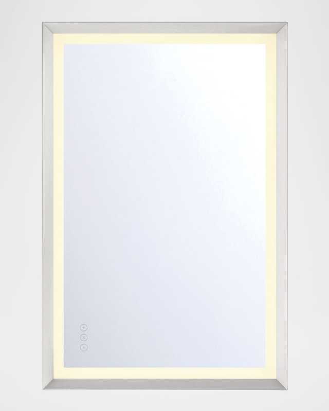 Artell 36" LED Lighted Mirror, Silver